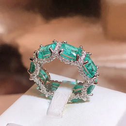 KissICON KissIcon 925 Silver Plated Zircon Ring - Party Ready