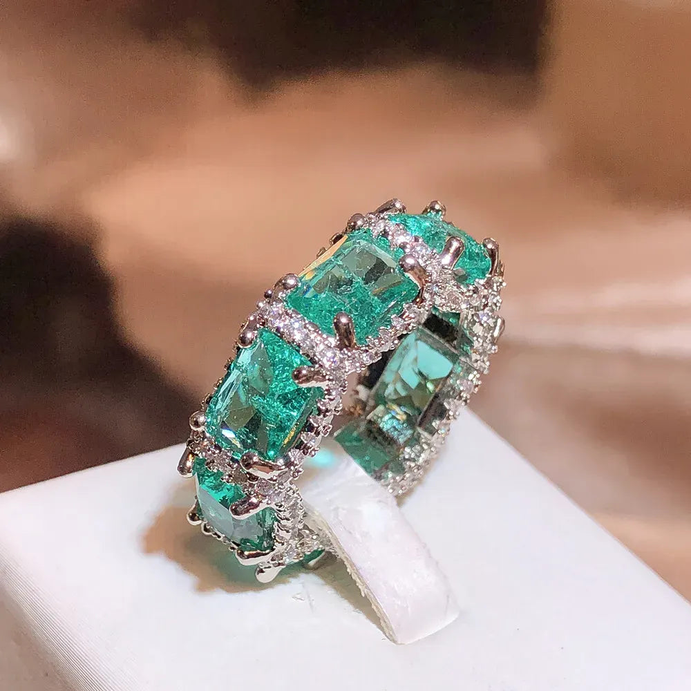 KissICON KissIcon 925 Silver Plated Zircon Ring - Party Ready