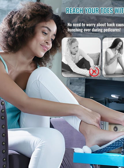 KissICON KissIcon ABS Pedicure Stool With LED Magnifier And