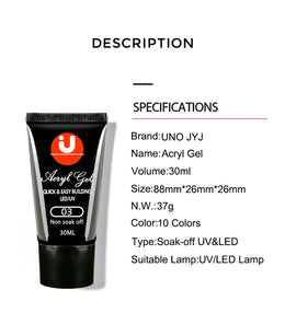 KissICON KissIcon Acrylic Gel 30g - Semi Permanent Builder