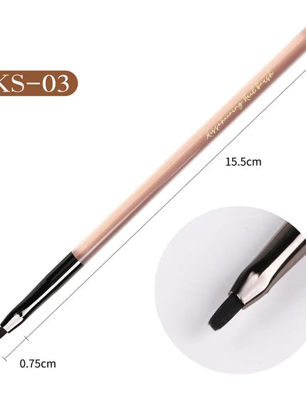 KissICON KissIcon Acrylic Nail Art Brush Set - Professional