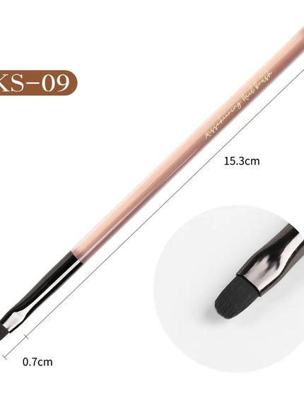 KissICON KissIcon Acrylic Nail Art Brush Set - Professional