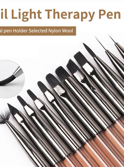 KissICON KissIcon Acrylic Nail Art Brush Set - Professional