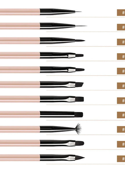 KissICON KissIcon Acrylic Nail Art Brush Set - Professional