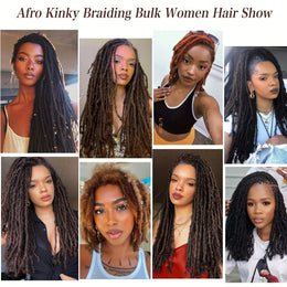 KissICON KissIcon Afro Kinky Curly Braiding Hair 16In -