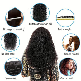 KissICON KissIcon Afro Kinky Curly Hair Bundles - Virgin