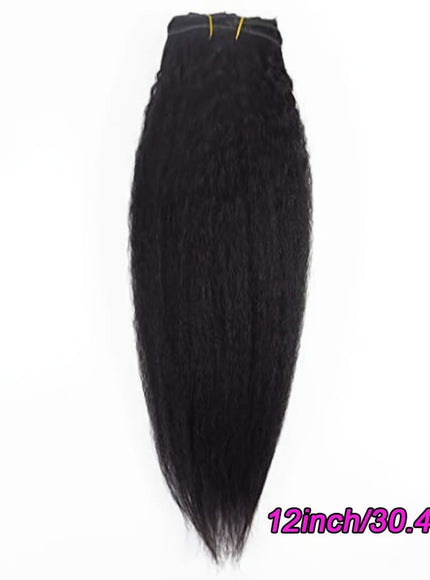 KissICON KissIcon Afro Kinky Straight ClipIns Hair Extensions Remy