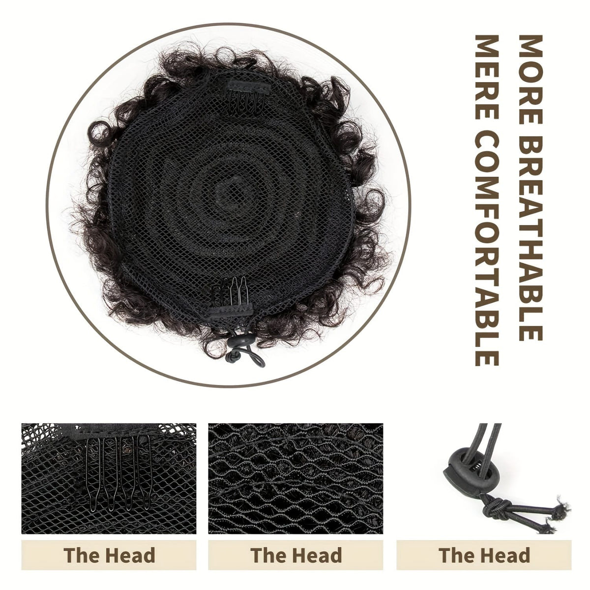 KissICON KissIcon Afro Puff Drawstring Ponytails - Natural Look