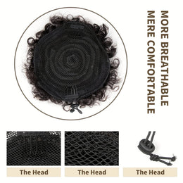 KissICON KissIcon Afro Puff Drawstring Ponytails - Natural Look