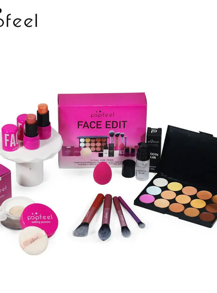 KissICON KissIcon All-In-One Makeup Gift Set for Women -