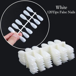 KissICON KissIcon Almond False Nails Set - Natural Transparent