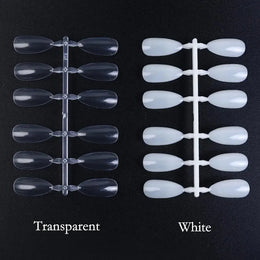 KissICON KissIcon Almond False Nails Set - Natural Transparent