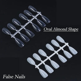 KissICON KissIcon Almond False Nails Set - Natural Transparent