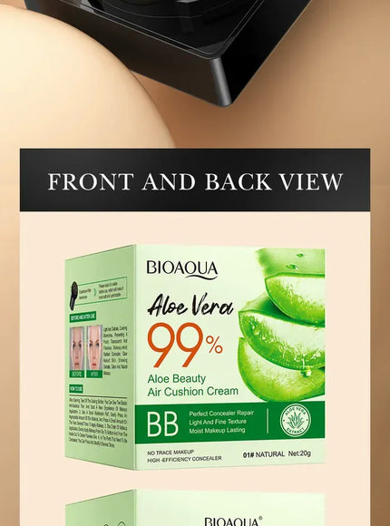 KissICON KissIcon Aloe Air Cushion CC Cream Moisturizing Brightening