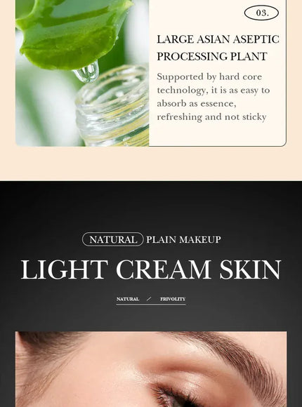 KissICON KissIcon Aloe Air Cushion CC Cream Moisturizing Brightening