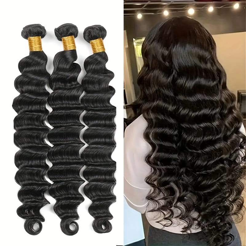 KissICON KissIcon Arietis Loose Deep Wave Bundles - Color