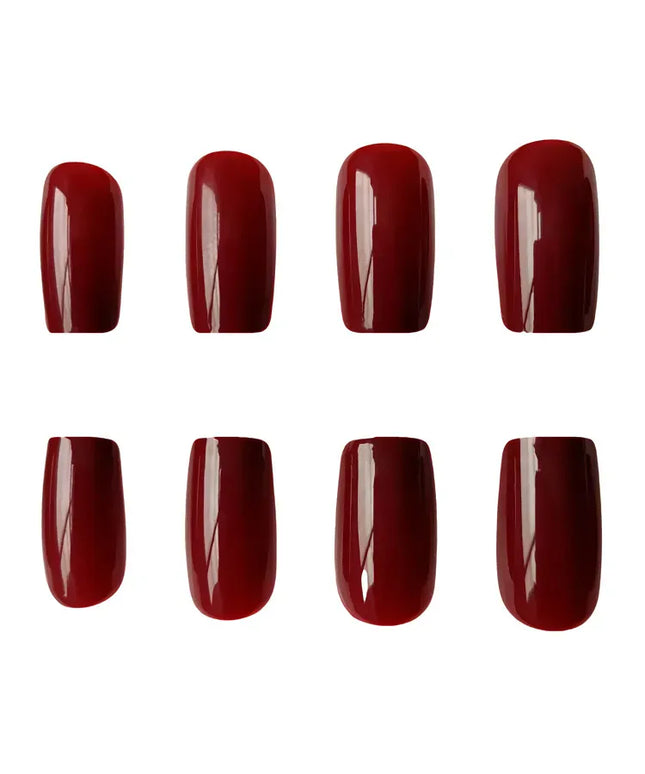 KissICON KissIcon Artificial Press On Nails Dark Brown Tips