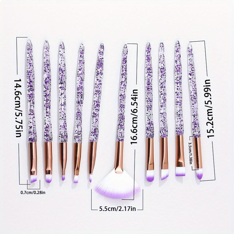 KissICON [KissIcon] Baopinger Makeup Brush Set - Soft Nylon