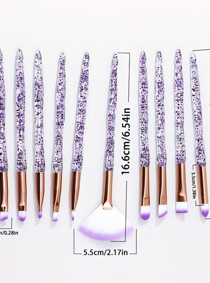 KissICON [KissIcon] Baopinger Makeup Brush Set - Soft Nylon