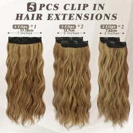 KissICON KissIcon BARSDAR Wavy Hair Extensions - 18in Thick