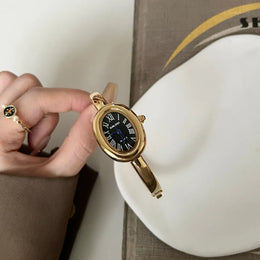 KissICON KissIcon Bathtub Watch Women Rose Gold Luxury Quartz