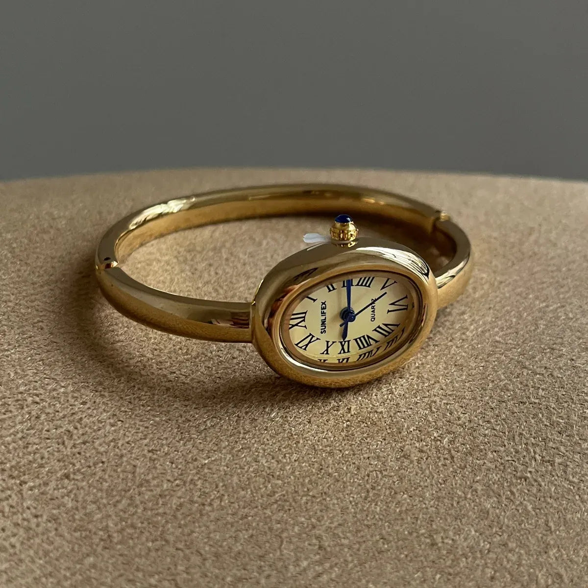 KissICON KissIcon Bathtub Watch Women Rose Gold Luxury Quartz