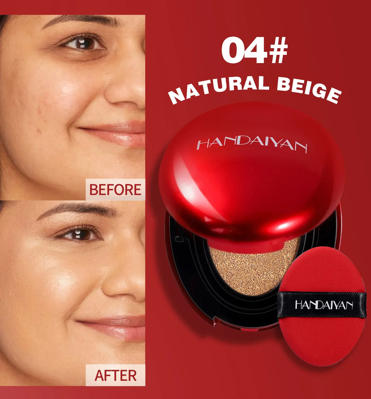 KissICON KissIcon BB Cream Air Cushion Foundation - Waterproof