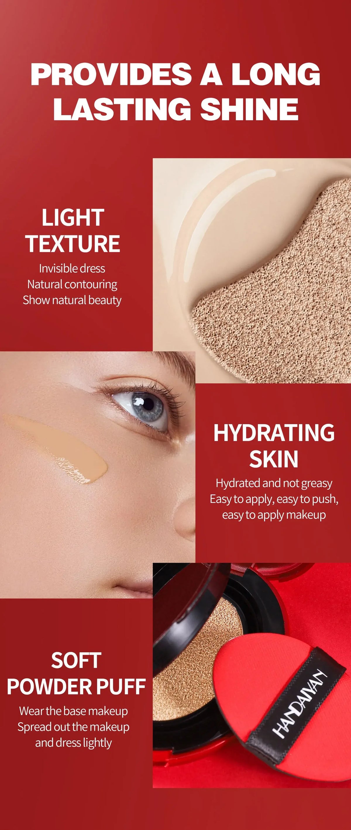 KissICON KissIcon BB Cream Air Cushion Foundation - Waterproof