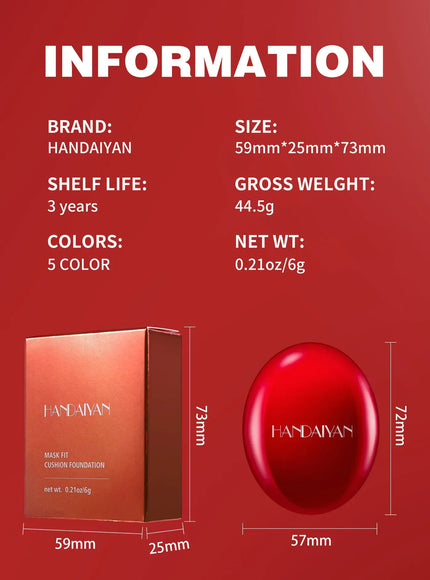 KissICON KissIcon BB Cream Air Cushion Foundation - Waterproof