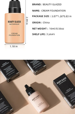 KissICON KissIcon Beauty Glazed 24Hr Matte Foundation - Waterproof