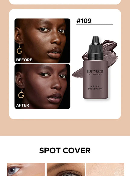 KissICON KissIcon Beauty Glazed 24Hr Matte Foundation - Waterproof