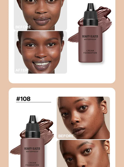 KissICON KissIcon Beauty Glazed 24Hr Matte Foundation - Waterproof