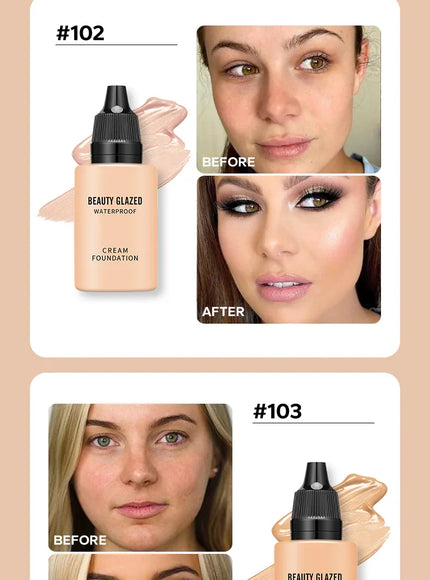 KissICON KissIcon Beauty Glazed 24Hr Matte Foundation - Waterproof