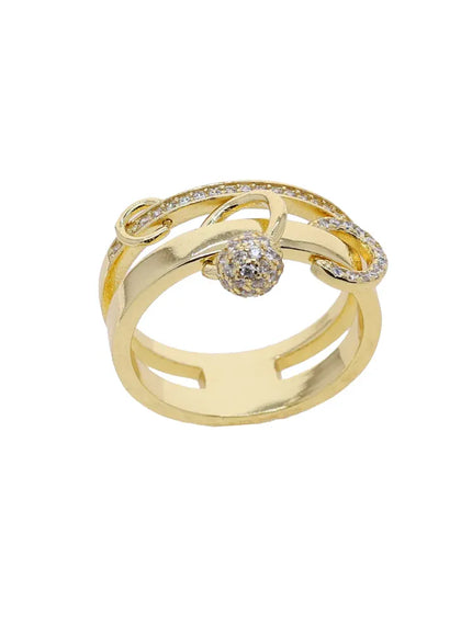 KissICON Kissicon Bling CZ Multi Stacking Ring – Hypoallergenic