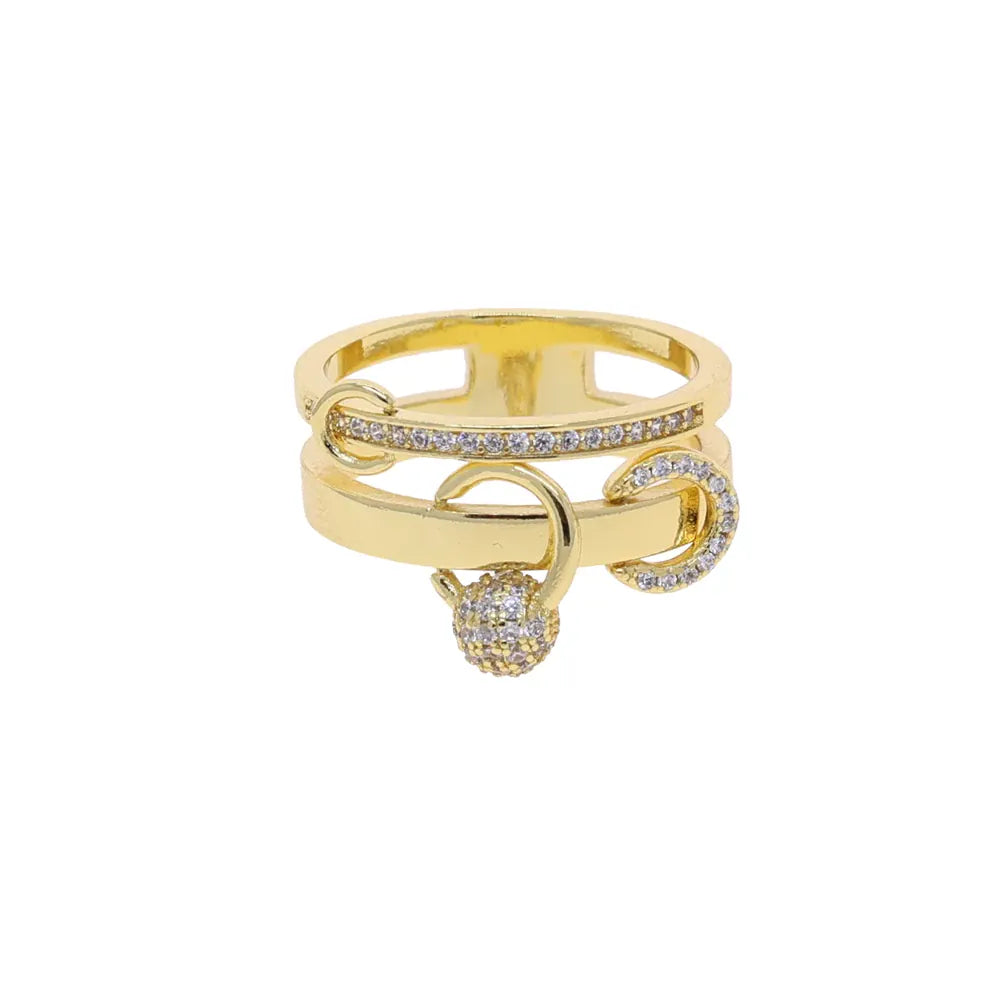 KissICON Kissicon Bling CZ Multi Stacking Ring – Hypoallergenic