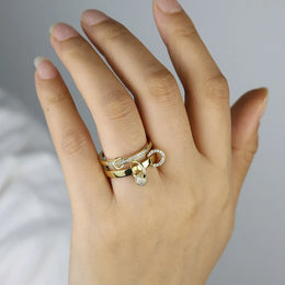 KissICON Kissicon Bling CZ Multi Stacking Ring – Hypoallergenic
