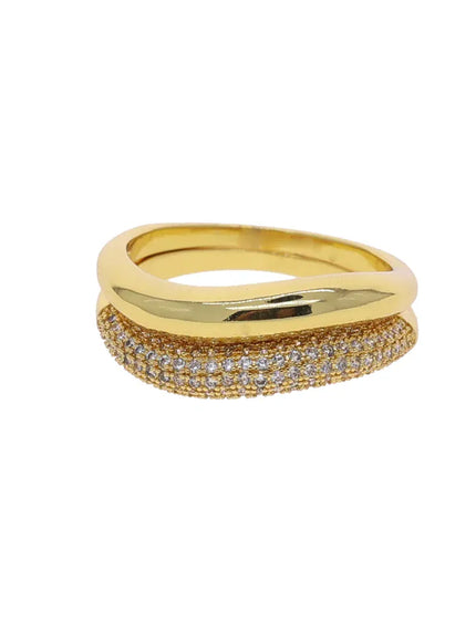 KissICON Kissicon Bling CZ Multi Stacking Ring – Hypoallergenic