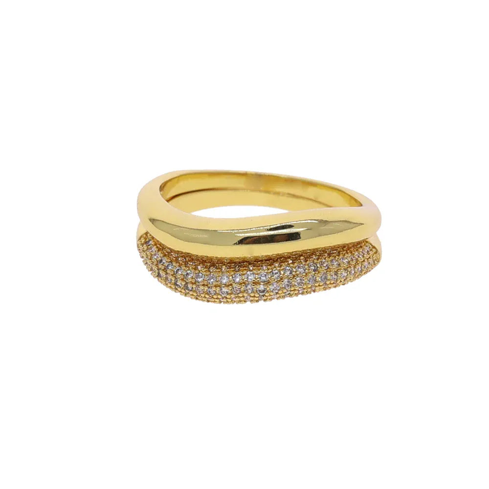 KissICON Kissicon Bling CZ Multi Stacking Ring – Hypoallergenic