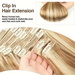 KissICON KissIcon Blonde Clip-In Hair Extensions - Real Human