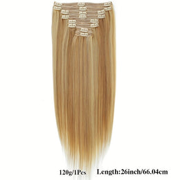 KissICON KissIcon Blonde Clip-In Hair Extensions - Real Human
