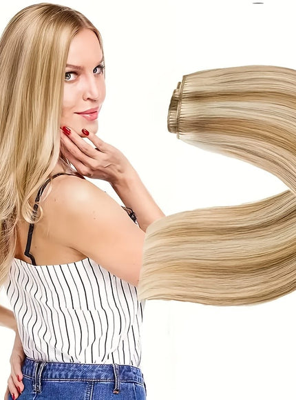 KissICON KissIcon Blonde Clip-In Hair Extensions - Real Human