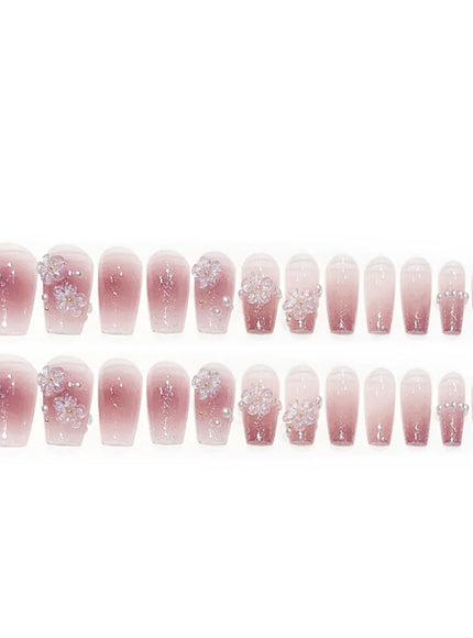 KissICON KissIcon Blush Pink Nails Pearl 3D Tips -