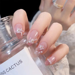 KissICON KissIcon Blush Pink Nails Pearl 3D Tips -