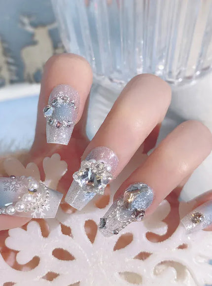 KissICON KissIcon Blush Pink Nails Pearl 3D Tips -