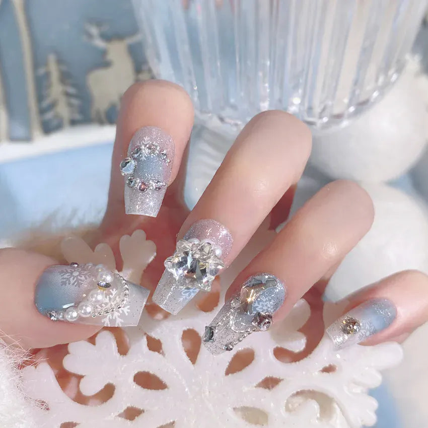 KissICON KissIcon Blush Pink Nails Pearl 3D Tips -