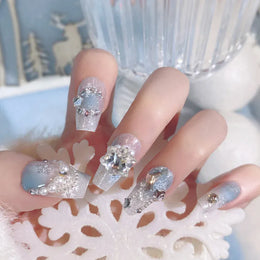 KissICON KissIcon Blush Pink Nails Pearl 3D Tips -