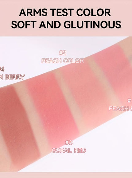 jkthpu-45 KissIcon Blush Powder Puff Long Lasting Waterproof Finish