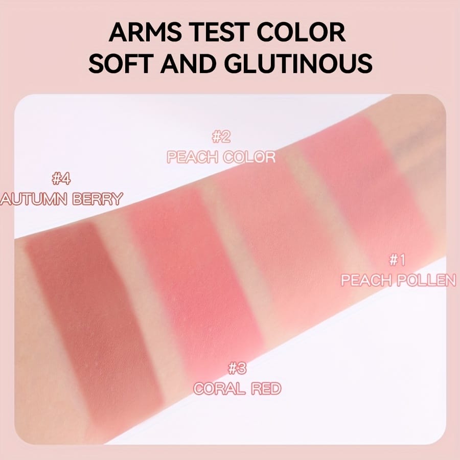 jkthpu-45 KissIcon Blush Powder Puff Long Lasting Waterproof Finish