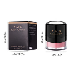 jkthpu-45 KissIcon Blush Powder Puff Long Lasting Waterproof Finish