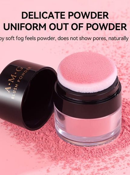 jkthpu-45 KissIcon Blush Powder Puff Long Lasting Waterproof Finish